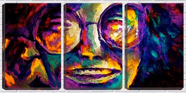 Quadro canvas 55x110 janis Joplin arte - 1