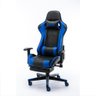 Cadeira Gamer MVP Azul com Preto - 2