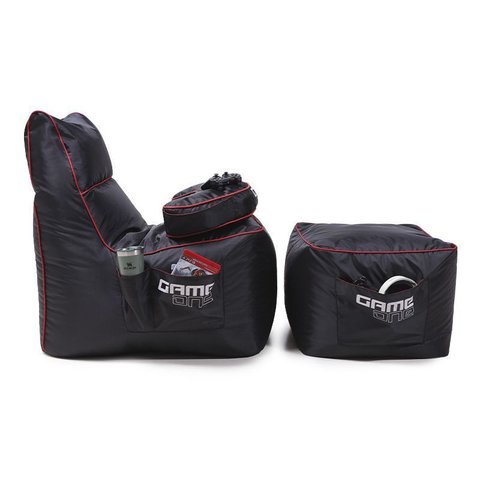 Kit Puff Game One Level – Pufe Gamer com Bolsos Laterais para Sua Praticidade