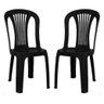 Cadeira para Bar Praia Jardim Igreja Bistró Preta 2 Unidades - 1