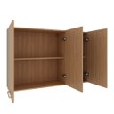 Ver imagem 5 de Armário Aéreo para Cozinha 120cm com 3 Portas Freijó Cz3109