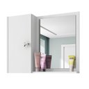 Ver imagem 6 de Espelheira Genova Armário 2 Prateleiras P/ Banheiro Clean:branco