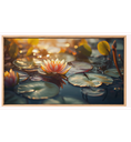 Ver imagem 2 de Quadro Decorativo N°170 115x70cm - Panorâmico Botânico - Flor de Lótus - Rollflex