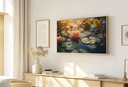 Ver imagem 1 de Quadro Decorativo N°170 115x70cm - Panorâmico Botânico - Flor de Lótus - Rollflex