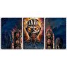 Quadro canvas 80x140 iron maiden busto eddy - 1