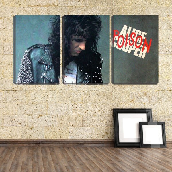 Quadro canvas 80x140 alice cooper jovem - 2