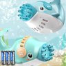 Kit 1 Golfinho Bolha Sabão Criança Infantil+ 3 Pilha Azul 1 - 1