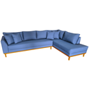 Ver imagem 3 de Sofá Canto Pierri | Base de Madeira & Acquablock - 300x200cm - Índigo 306
