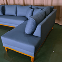 Ver imagem 5 de Sofá Canto Pierri | Base de Madeira & Acquablock - 300x200cm - Índigo 306