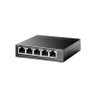 Switch Roteador Tp Link Tl Sg105pe com 5 Portas Ethernet de 10 100 Mbps Preto - 1