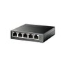 Switch Roteador Tp Link Tl Sg105pe com 5 Portas Ethernet de 10 100 Mbps Preto - 3