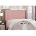 Ver imagem 2 de Cabeceira Cama Box Casal 140 Cm Garden Veludo Rosa S04 - D'Rossi