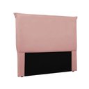 Ver imagem 1 de Cabeceira Cama Box Casal 140 Cm Garden Veludo Rosa S04 - D'Rossi