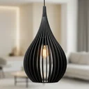 Ver mais imagens de Lustre Pendente para Sala Pé Direito Duplo Rain Preto
