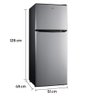 Geladeira Refrigerador Compacto Hq Defrost 140 Litros Preto/inox Hq-140rdf - 220v - 3