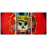Quadro canvas 68x126 guns n roses banda - 1