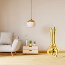 Ver imagem 2 de Luminária de Chão Mdf Palace:mdf Cru/kit com 2 - 85x45cm e 60x30cm