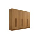 Ver imagem 1 de Guarda Roupa Casal 6 Portas 7 Gavetas com Pés Athos - D Doro Cinamomo