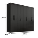 Ver mais imagens de Guarda Roupa Casal Lisboa 8 Portas 4 Gavs Onix