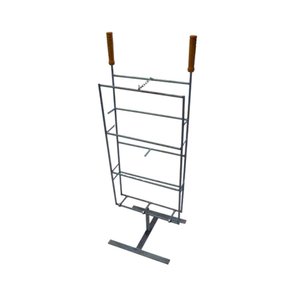 Espeto Costela Costelão Fogo Chão Base Giratória 104x35cm