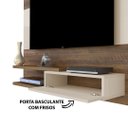 Ver imagem 4 de Painel Televisão 55” Monza Artely Cor Pinho/off White | Artely