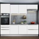 Ver imagem 2 de Cozinha Completa Lux Com Armário E Balcão 6 Portas 5 Gavetas