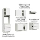 Ver imagem 6 de Cozinha Completa Lux Com Armário E Balcão 6 Portas 5 Gavetas