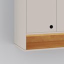 Ver imagem 3 de Armário Aéreo Organizador Suspenso Parede Multiuso 3 Portas Cozinha Área de Serviço Jessica -