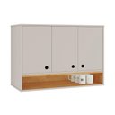 Ver imagem 1 de Armário Aéreo Organizador Suspenso Parede Multiuso 3 Portas Cozinha Área de Serviço Jessica -