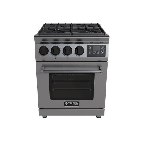 Fogão 4 Bocas Wictory Digital a Gás Inox 304 220V WGFD -4