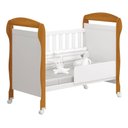 Ver imagem 3 de Kit Gêmeos Berço Mini Cama Danny Branco/savana - Reller Móveis