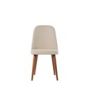 Ver imagem 7 de Conjunto de Jantar Mesa Retangular com Vidro Bennett 6 Cadeiras New Drop - Natural C/ Bege