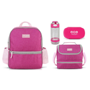 Ver imagem 1 de Kit Escolar Mochila Bolsa Térmica Marmita Infantil Júnior Jacki Design Kit Escolar Infantil 4 Peças