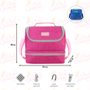 Ver imagem 4 de Kit Escolar Mochila Bolsa Térmica Marmita Infantil Júnior Jacki Design Kit Escolar Infantil 4 Peças