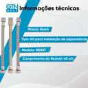 Ver imagem 2 de Kit Instalação Aquecedores a Gás m 180517 Blukit (m) 1/2 X (F) 1/2 - 40 cm