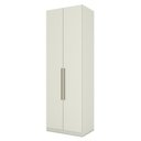 Ver imagem 1 de Guarda Roupa Modulado Predileto 2 Portas Areia - Móveis Henn