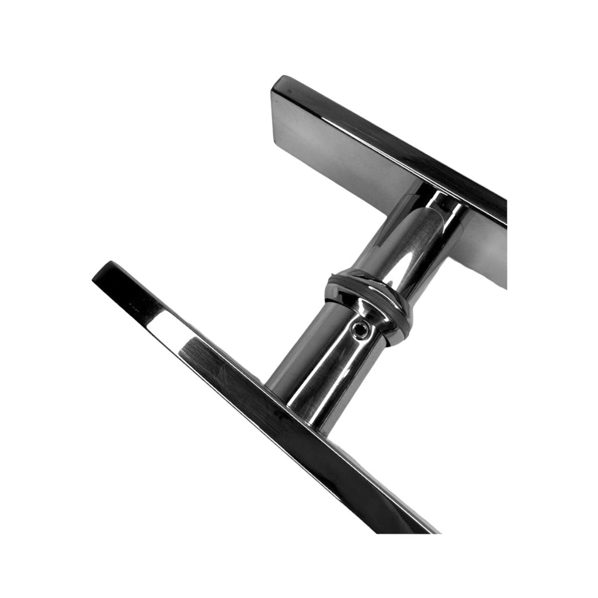 Puxador para Porta Pivotante Tubular H de 45cm Aço Inox - 6