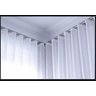 Cortina Blackout com Voil para Trilho Suiço 2,80 x 2,50 Gelo - 1