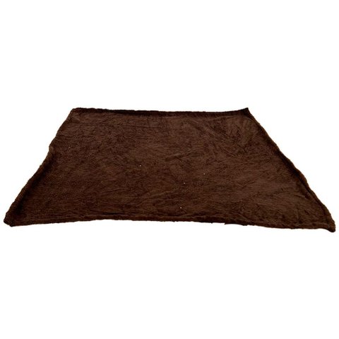 Cobertor Manta Pet Microfibra: Marrom
