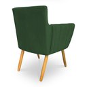 Ver imagem 6 de Kit 8 Poltronas Decorativa Leticia Suede Verde Pés Palito Castanho - Pallazio