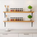 Ver imagem 2 de Kit 2 Prateleira Suspensa Mão Francesa Côncavo 30x100cm