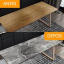 Ver imagem 6 de Papel de Parede Adesivo Cozinha Alta Temperatura Marmore Cinza