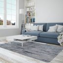 Ver imagem 1 de Tapete Adana Sala Quarto 300x400 Cm Tecido Relevo Decorativo - Cinza