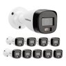Kit 10 Câmeras Multi Hd 2 Megapixels 20m Vhd 3220 B Full Color + Intelbras - 1