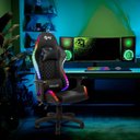 Ver imagem 5 de Cadeira Gamer RGB Pollux Reclinável 135° Braço 3D até 150kg Preta CH08BKRGB Elg