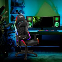 Cadeira Gamer Ergonômica Pollux, Elg, Ch08bkrgb, Braço 3d, Inclinação de até 135º e 150kg, Led Rgb - 2