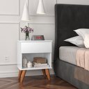 Ver imagem 2 de Kit 2 Mesas De Cabeceira Classic Duda Branco