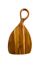 Ver imagem 1 de Tábua de Corte Royal P com Cabo – Madeira de Teca 38x19x2cm