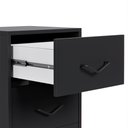 Ver imagem 4 de Kit 2 Gaveteiro 3 Gavetas Steel Preto – EJ Móveis