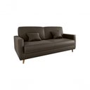 Ver imagem 1 de Sofá Cama Emília 2 Lugares 190cm Veludo Turkey Marrom Matrix